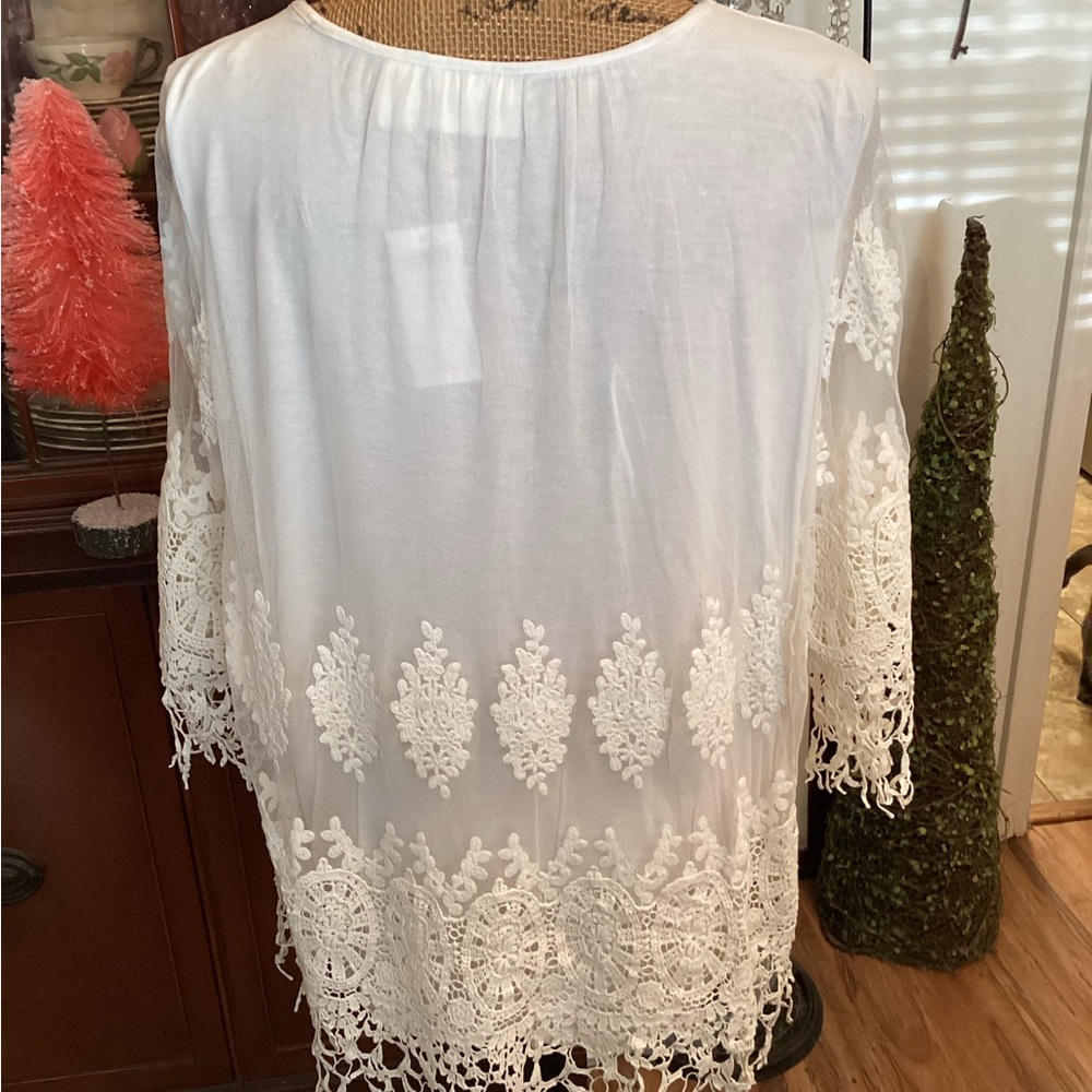 Chico’s Elegant Tunic - Picture 2 of 4